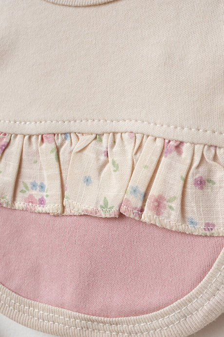 Newborn Baby Floral Embroidered Hospital Exit Set - 0-3 Months