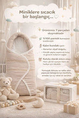 Newborn 7-Piece 100% Cotton Swaddle & Blanket Hospital Exit Set