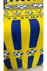 100% Cotton Soccer Fan Pique - 150x240 cm Single
