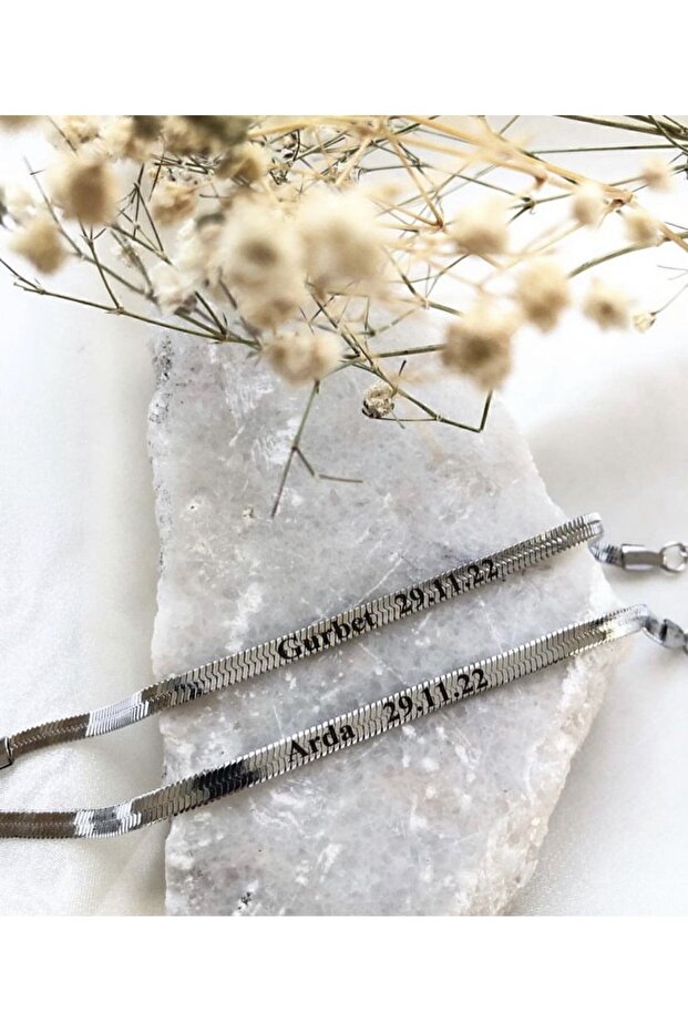 Italian Double Bracelet Set - Durable Steel for Couples