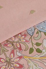 Flovy 100% Cotton Double Duvet Cover Set - Powder Pink