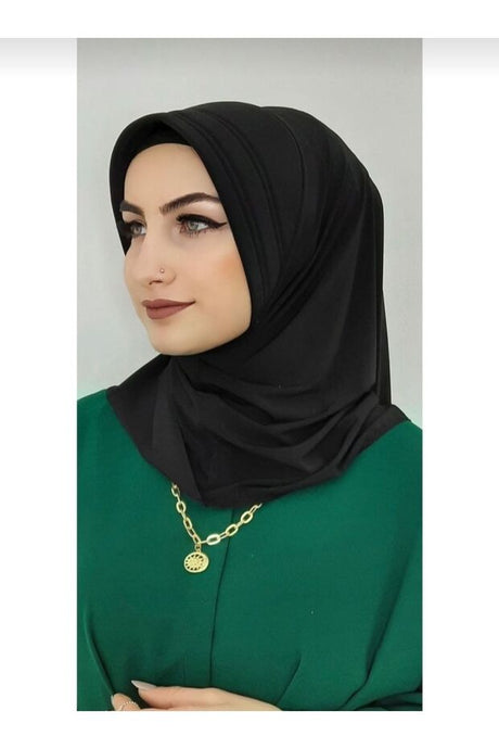 Women's Easy-Fit Ready Hijab Scarf - Stylish & Practical