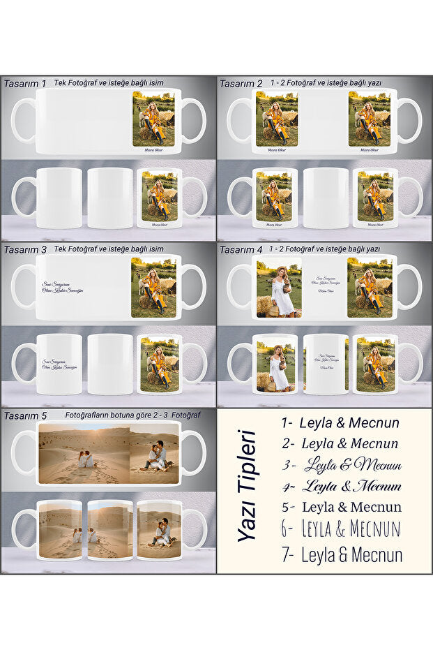 Personalized Photo Magic Mug - Color Changing Porcelain Cup