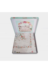 Ranforce Double Duvet Cover Set - Hilarie Floral Design