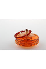 Red Agate Natural Stone Bracelet - 6mm Beads, 18-19cm, Gift Boxed