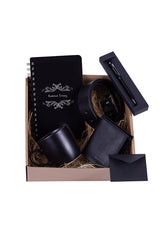 Personalized Men's Luxury Gift Box Set - Notebook, Wallet, Mug & More