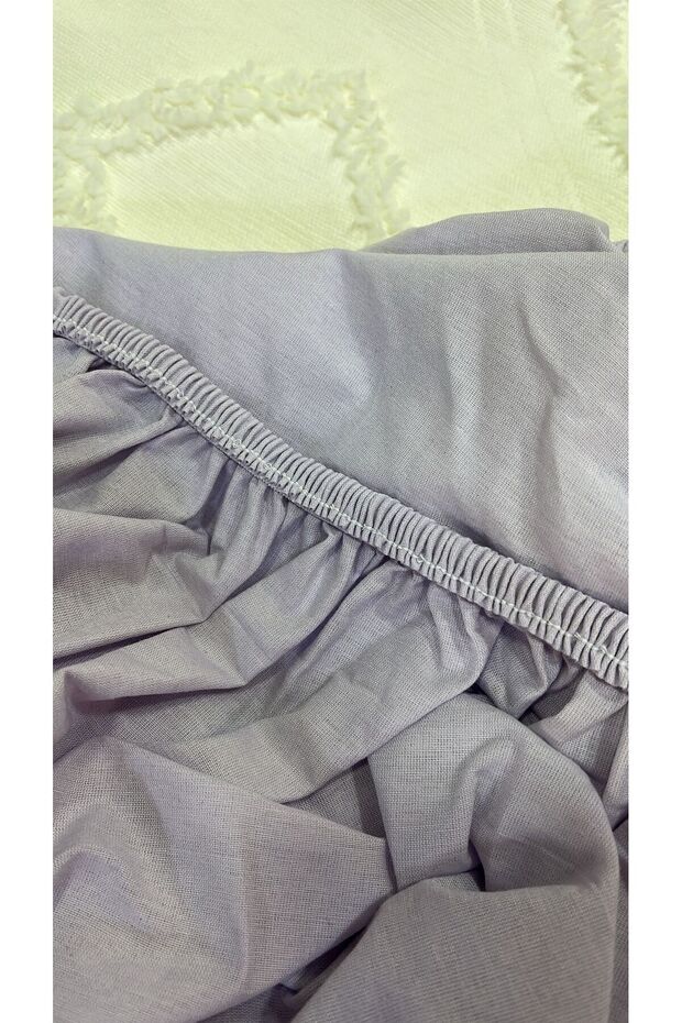 Double Duvet Cover Set - 4-Piece Cotton Blend with Fitted Sheet