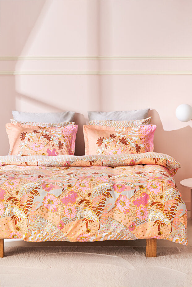 Denis 100% Cotton Sateen Duvet Set - Single (200x220cm)