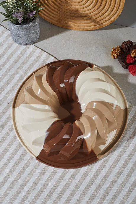 Non-Stick Silicone Bundt Cake Mold - Easy Release Baking Pan