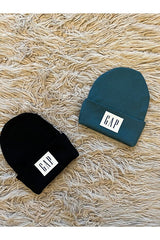GAP 100% Cotton Ribbed Beanies 2-Pack