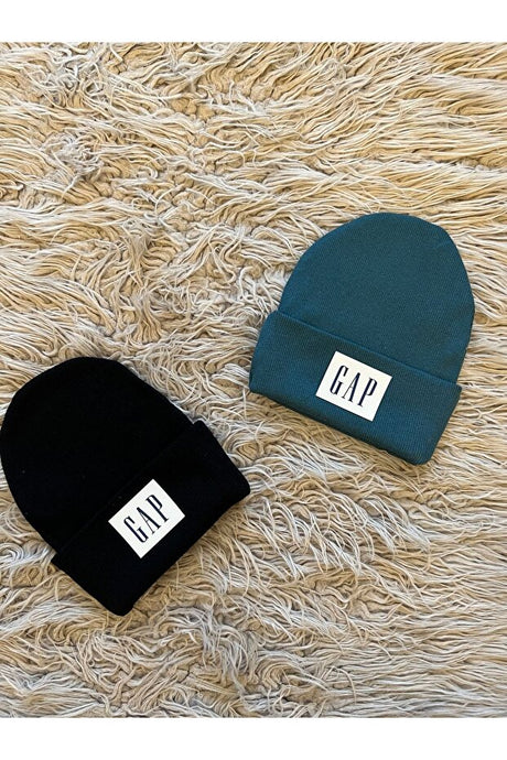 GAP 100% Cotton Ribbed Beanies 2-Pack