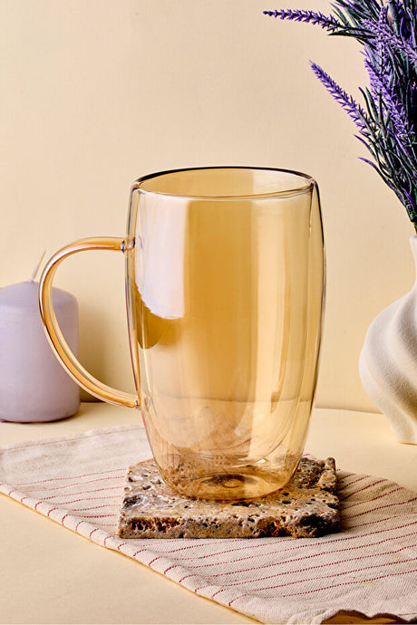 Amber Double Wall Latte Mug - 450ml