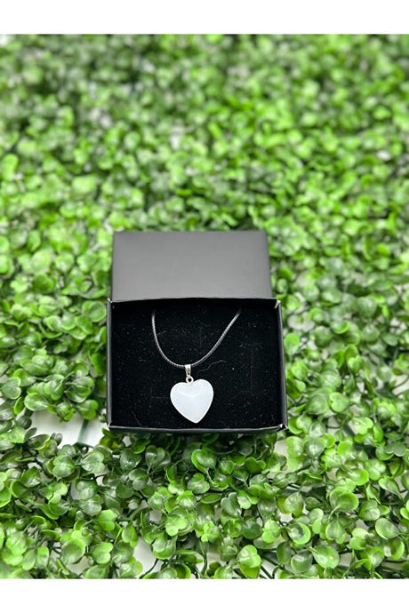 Elegant Gift Set with Heart Necklace, Charm Bracelet & White Roses