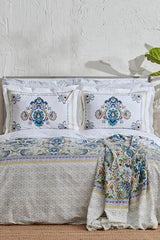 Elenora 100% Cotton Double Size 4-Piece Bedding Set with Pique