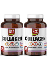 Collagen Type 1-2-3 with Hyaluronic Acid - 2 x 90 Tablets