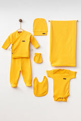 7-Piece Basic Newborn 100% Cotton Hospital Exit Baby Clothing Set