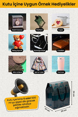 Portable Gold Gift Box & Bag - Special Design 24x14x20cm
