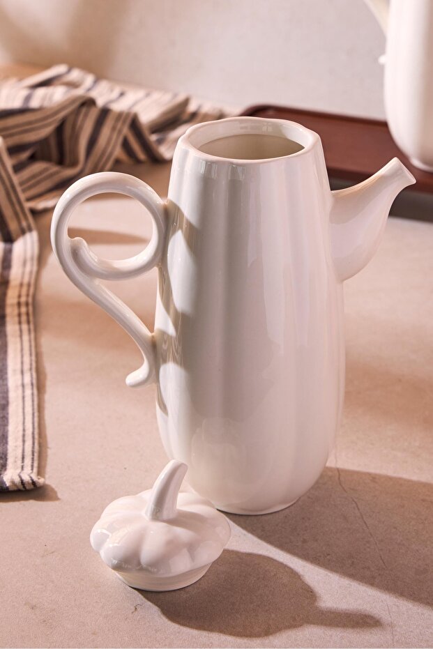 Pumpkin Porcelain Oil & Vinegar Dispenser Set - 2 x 600ml