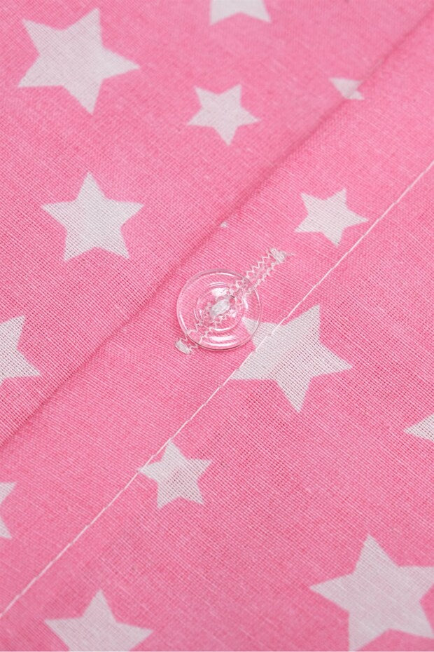 Star Pattern Single Duvet Cover Set - 70% Cotton Blend