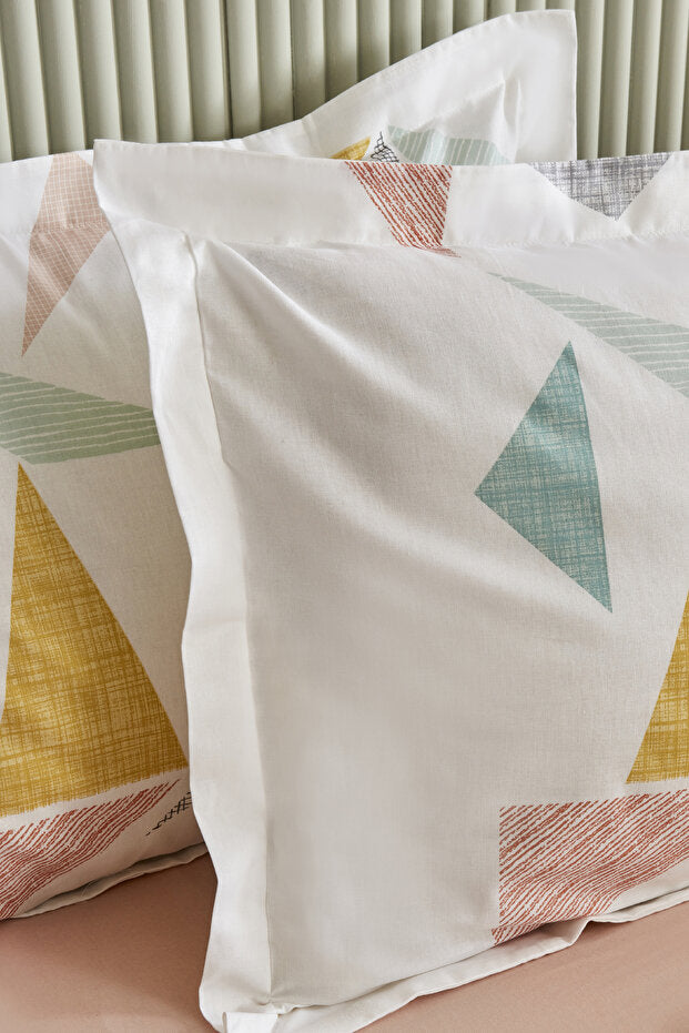 Lenny Double Size 100% Cotton Pique Bedding Set