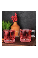 パサバフチェ エリシア プロフェッショナル グラス ティー & コーヒー マグ セット - 195ml