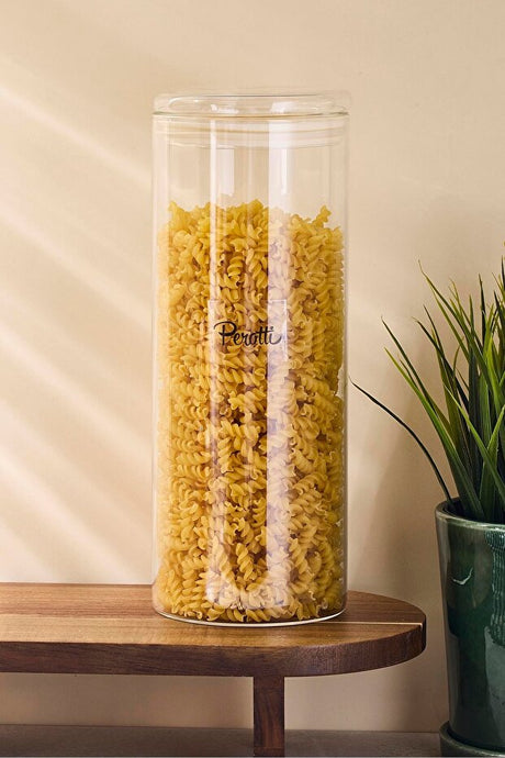 1600ml Borosilicate Glass Food Storage Jar with Airtight Lid
