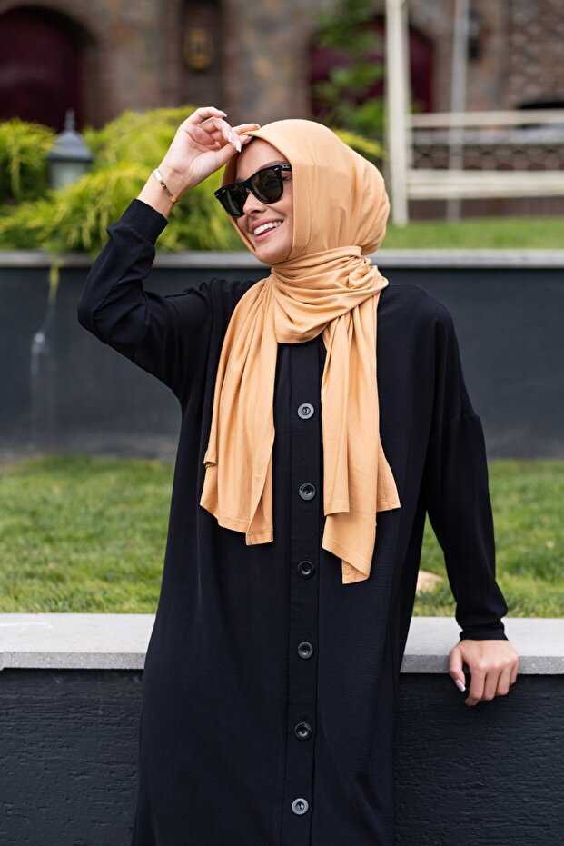Ready-to-Wear Practical Viscose Hijab - Mustard ()