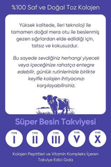 5-typové peptidy hovězího kolagenu v prášku - 30 porcí