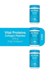 Collagen Peptides - 284g x 3 Jars, Bovine, Neutral Taste