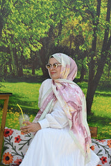 Flora Floral Shawl - Soft Cotton & Elegant Design
