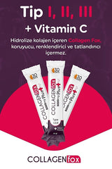 Supplément en poudre de collagène 5000mg - 30 sachets pour une peau radieuse