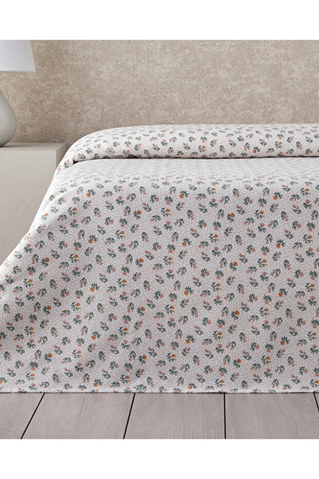 لحاف إيكوسوفت بيكيه مزدوج بنقاط مميزة - 200x220 سم أخضر