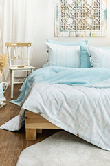 Harmony Hues Double Cotton 4-Piece Duvet Cover Set