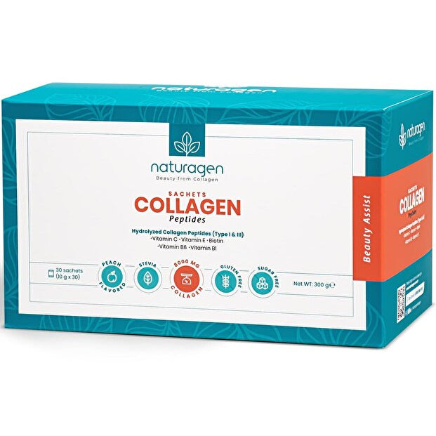 Collagen Peptides - Peach Flavored 8000mg, 30 Sachets