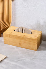 Bamboo Tissue Box Holder - Elegant & Natural Design