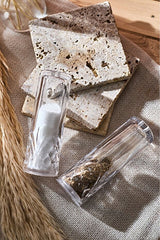 2-Piece Glass Salt & Pepper Shaker Set - 11 cm Tall