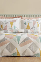 Lenny Double Size 100% Cotton Pique Bedding Set