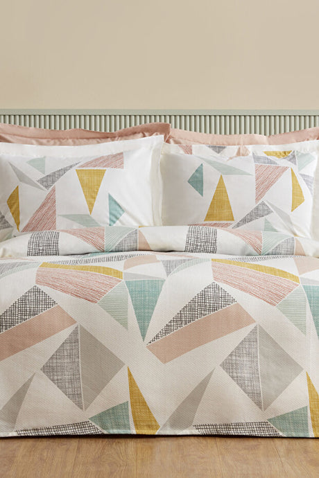 Lenny Double Size 100% Cotton Pique Bedding Set