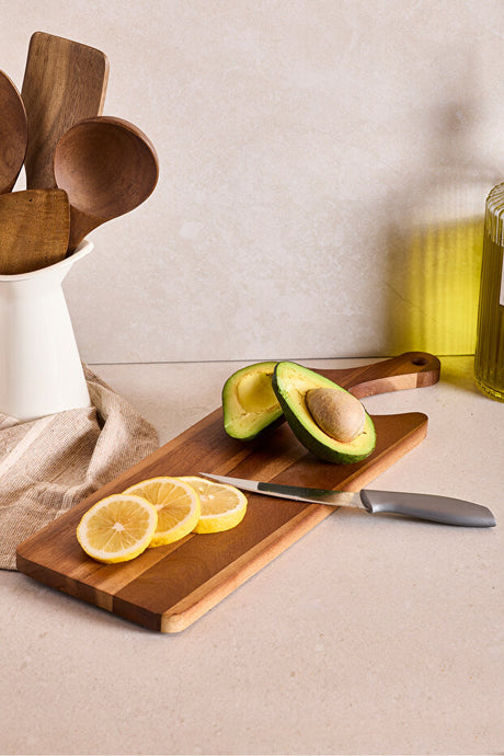 Acacia Wood Serving & Cutting Board - 47x15 cm