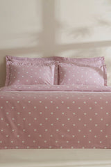 Amour 100% Cotton Double Pique Bedding Set - Pink