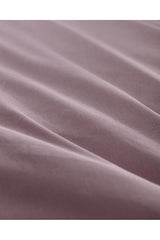Manon 100% Cotton Ranforce Double Duvet Cover - Light Plum