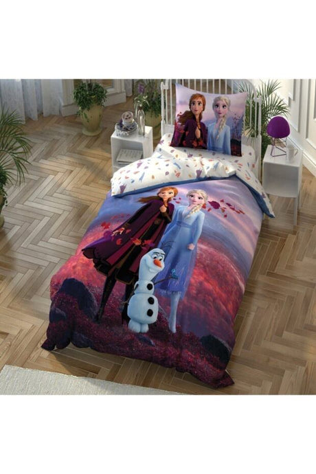 Licensed Single Duvet Cover Set - Disney Frozen 2 Elsa & Anna