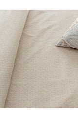 Kerman Double Size Duvet Cover Set - Beige/Grey