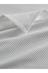 100% Organic Cotton Waffle Pique Bedspread - 160x230 cm