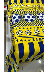 100% Cotton Soccer Fan Pique - 150x240 cm Single