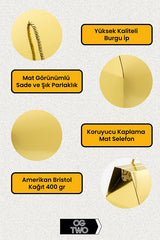 Portable Gold Gift Box & Bag - Special Design 24x14x20cm