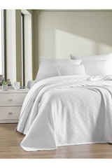 100% Organic Cotton Double Pike Bedspread - 200x230 cm
