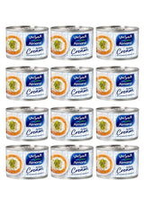 Traditional Clotted Cream - Rich & Creamy Dessert Topping 155g x 12 Cans