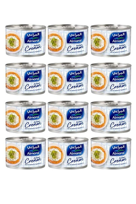 Traditional Clotted Cream - Rich & Creamy Dessert Topping 155g x 12 Cans