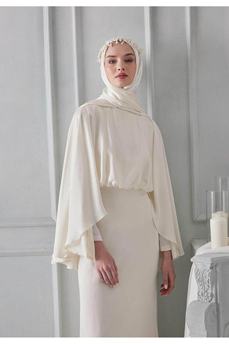 Shimmering Pearl Shawl - Elegant & Lightweight Hijab